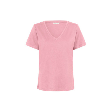 Cream t-shirts pink