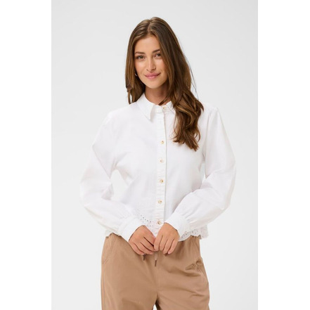 Cream blouse wit