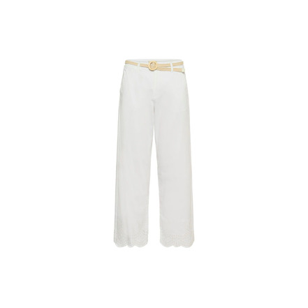 Cream broek 32 inch wit
