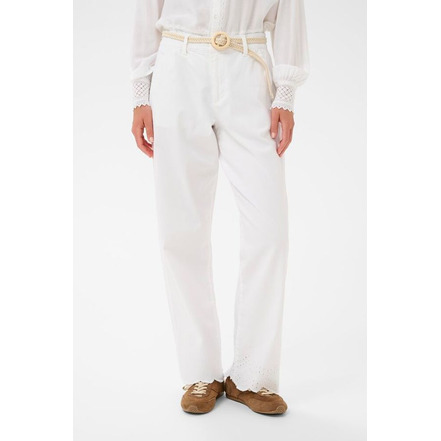 Cream broek 32 inch wit