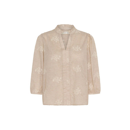 Cream blouse beige