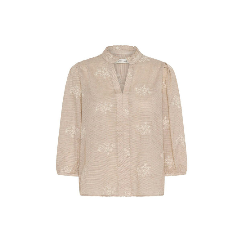 Cream blouse beige 1