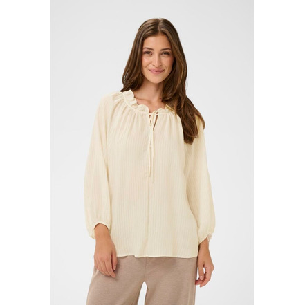 Cream blouse ecru
