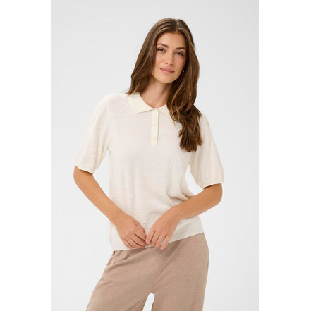 Cream polo ecru