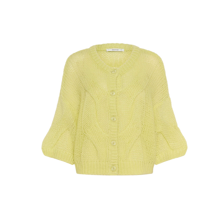 Gestuz cardigan yellow 1