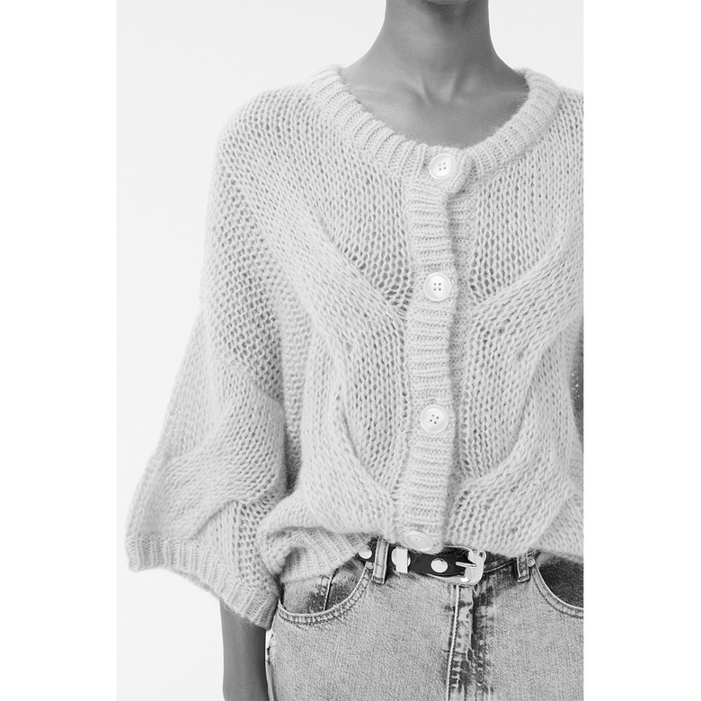 Gestuz cardigan yellow 2