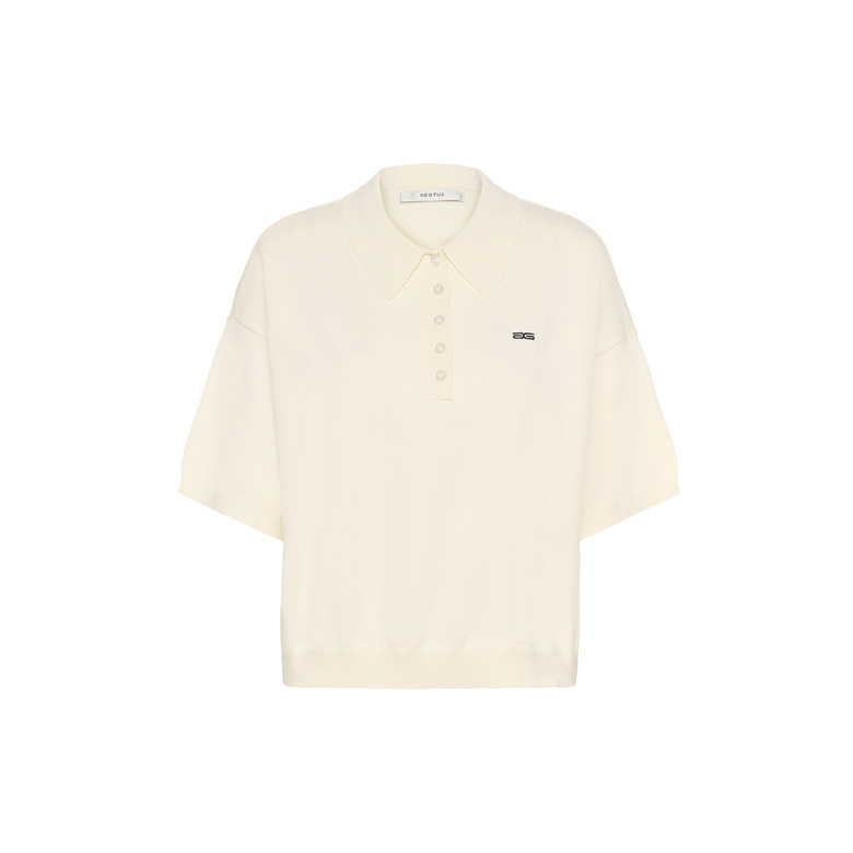 Gestuz polo ecru 1