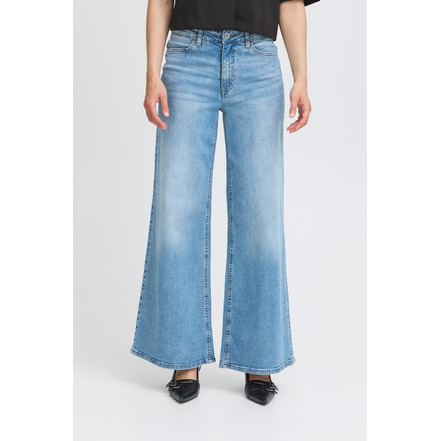 Ichi broek 32 inch blauw