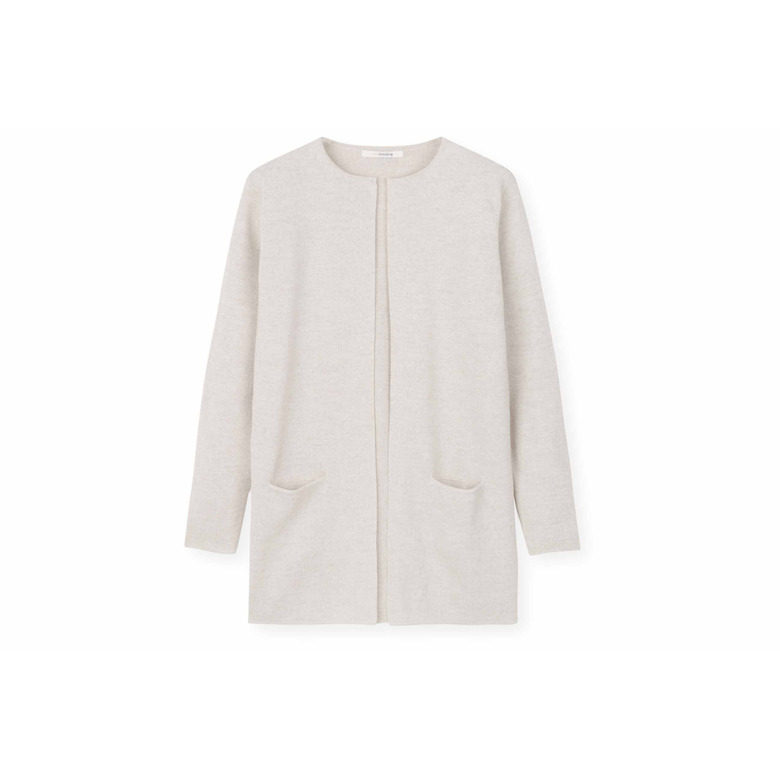 Sibin Linnebjerg strickjacke ecru 1