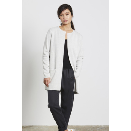 Sibin Linnebjerg cardigan ecru
