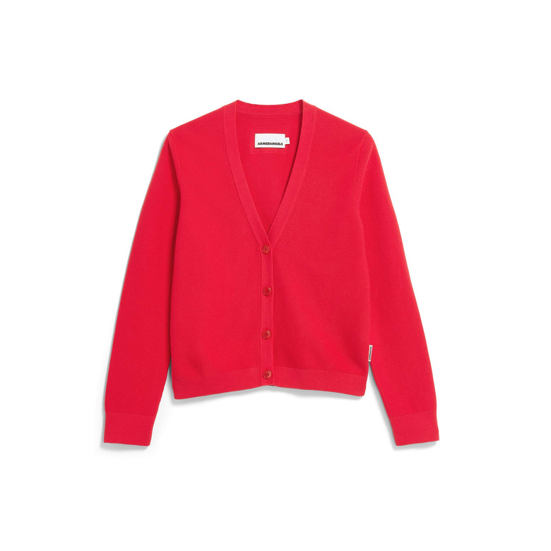 Armed Angels cardigan rouge 1