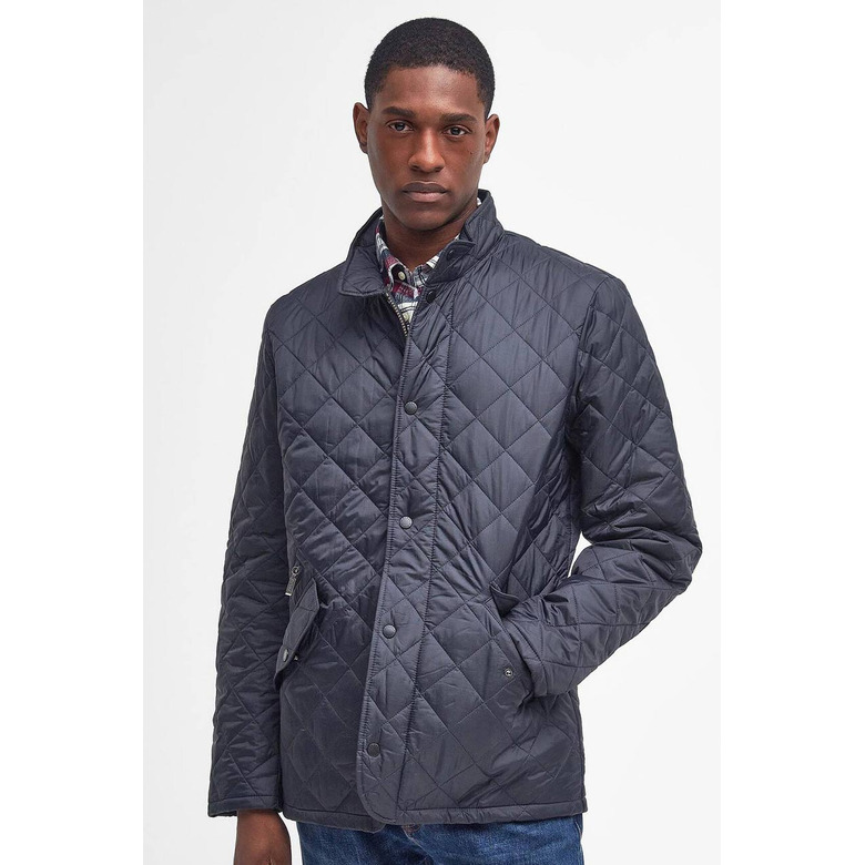 Barbour manteau bleu 2
