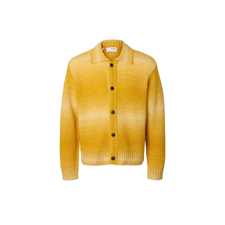 Selected Homme strickjacke gelb 1