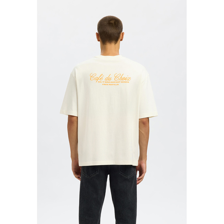 Selected Homme t-shirt ecru 3