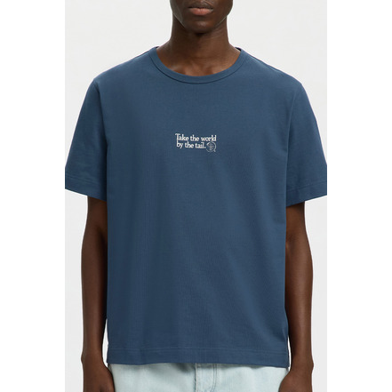 Selected Homme t-shirt blau