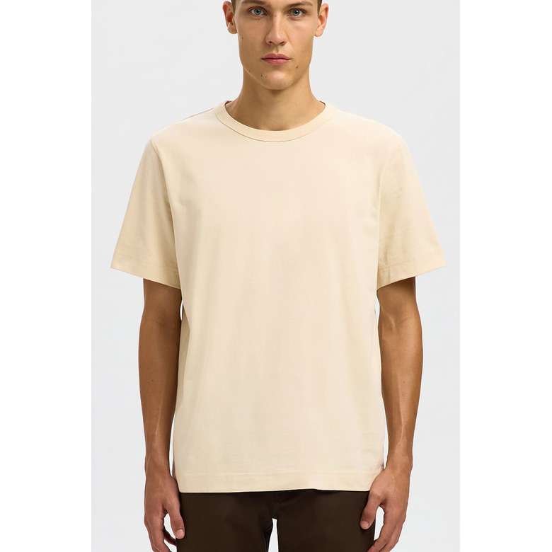 Selected Homme t-shirt ecru 2