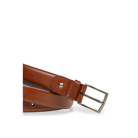 Floris Van Bommel belt cognac