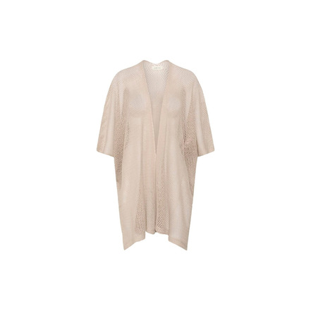 Cream strickjacke beige