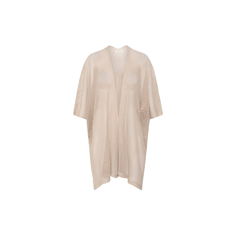 Cream strickjacke beige 1