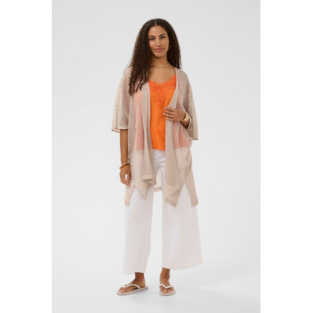 Cream cardigan beige