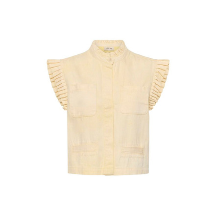 Cream vest geel