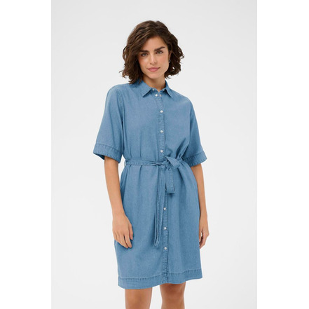 Kaffe kleid blau