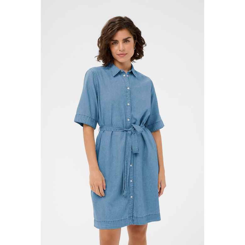 Kaffe kleid blau 2