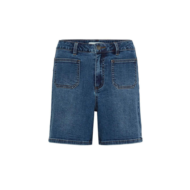 Kaffe short blauw 1
