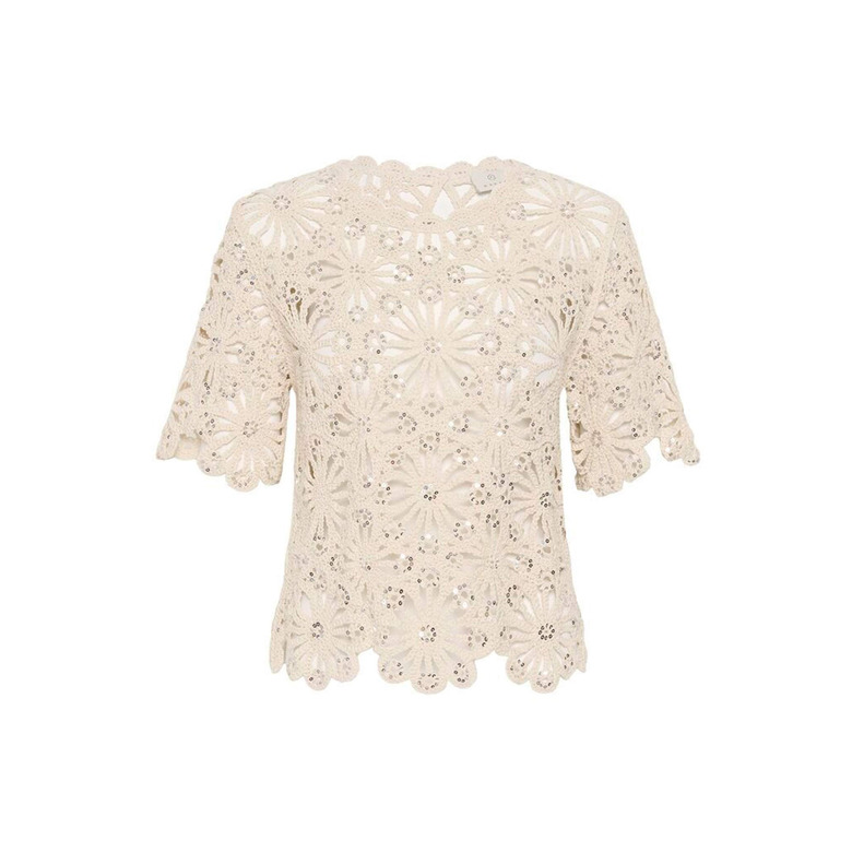 Kaffe bluse beige 1
