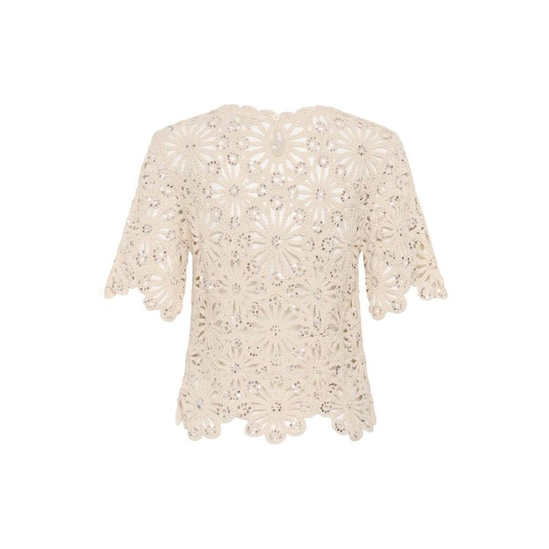 Kaffe bluse beige 2
