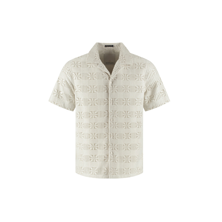 Dstrezzed hemd ecru 1