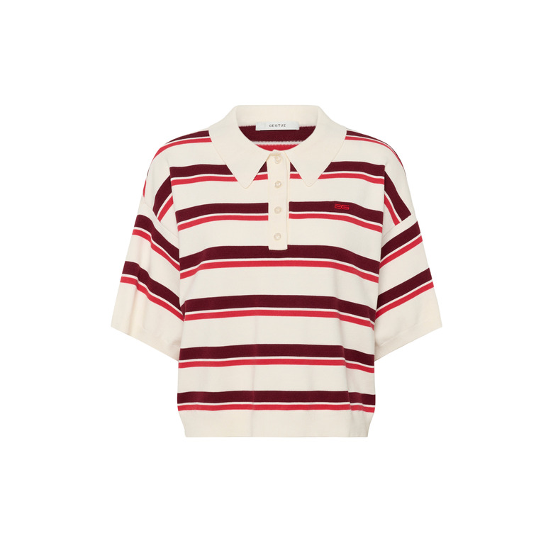Gestuz polo bordeaux 1