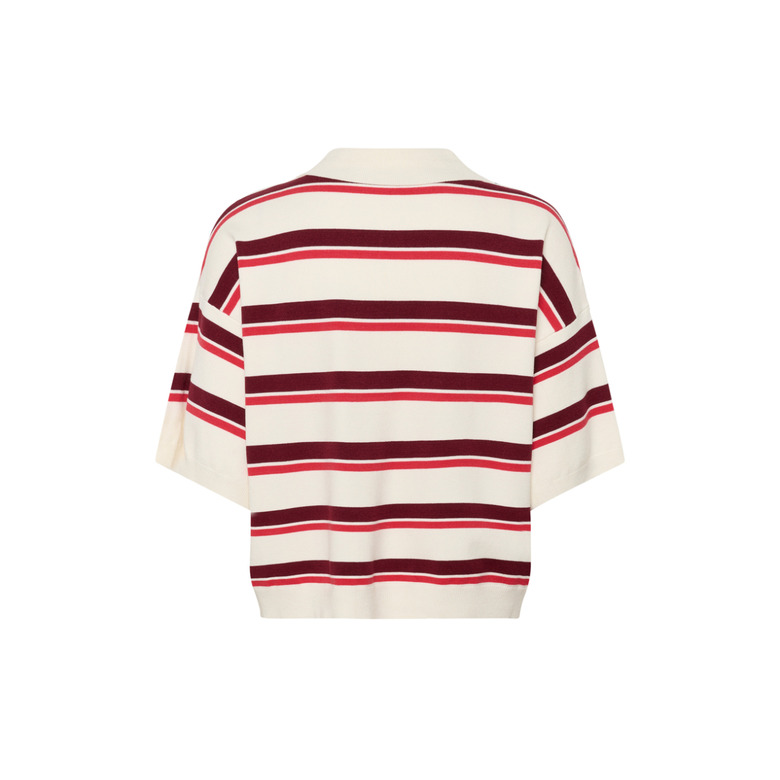 Gestuz polo bordeaux 2