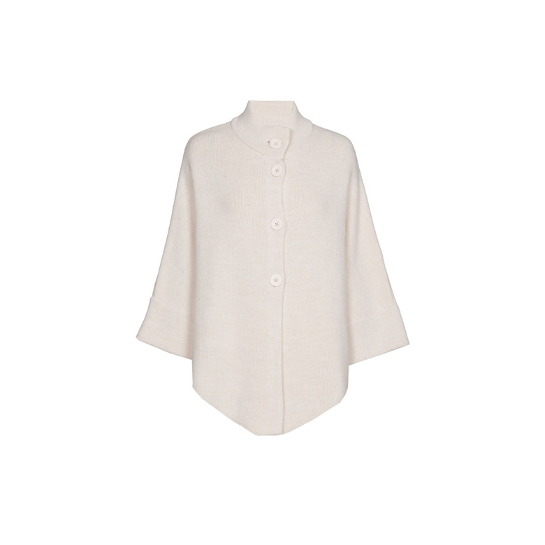 Marie Mero poncho ecru 1