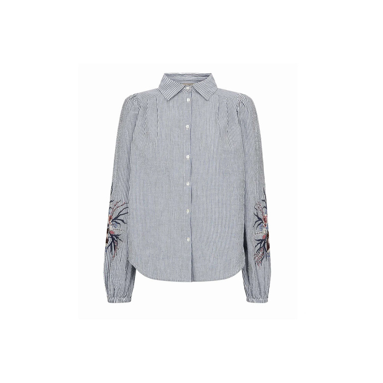 Mosmosh blouse blauw 1