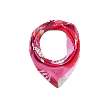 Lancel echarpe rose