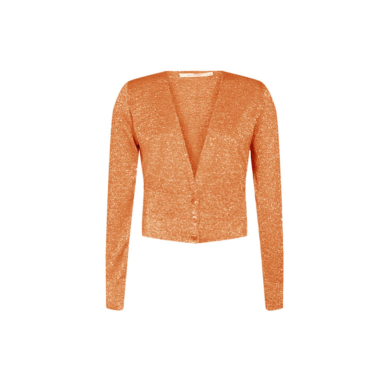 La Fee Maraboutee cardigan orange 1