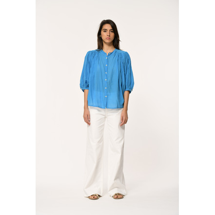 La Fee Maraboutee chemisier bleu