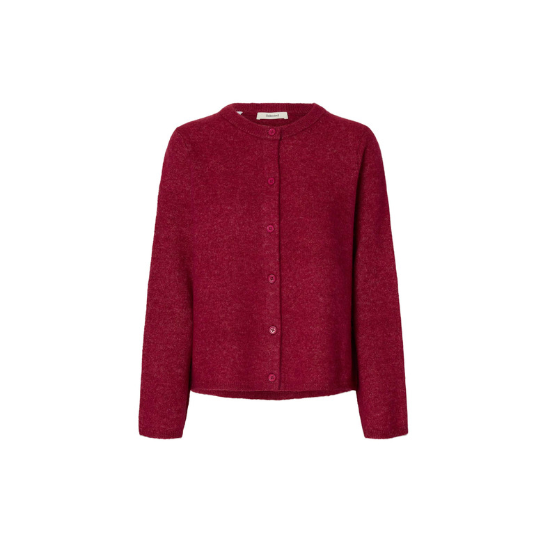 Selected Femme cardigan bordeaux 1