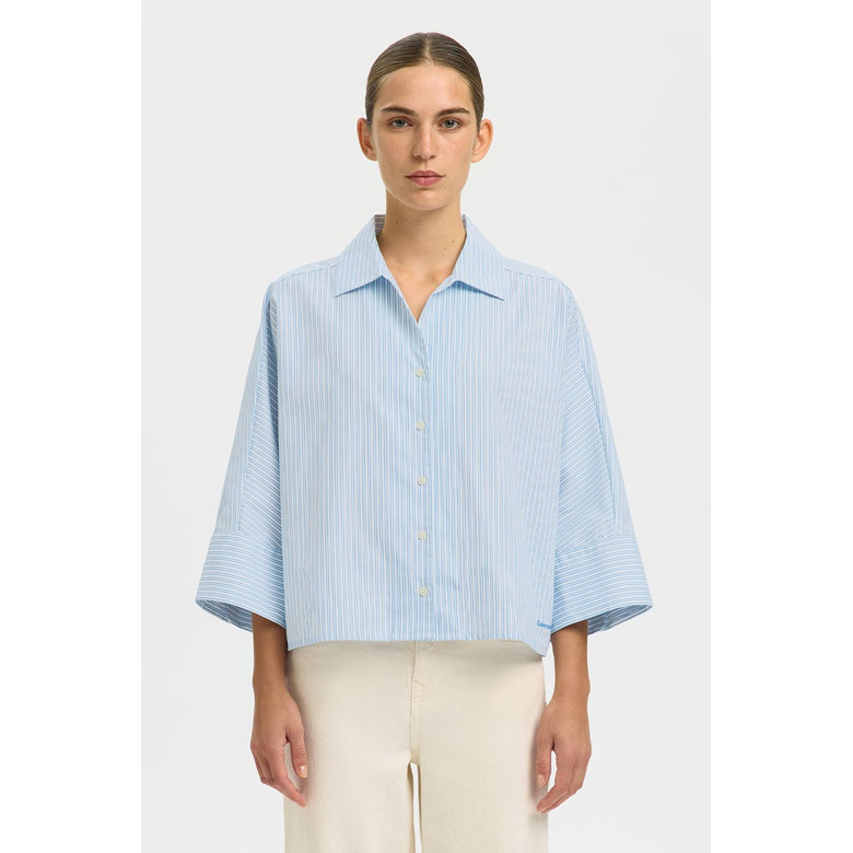 Selected Femme chemisier bleu 2