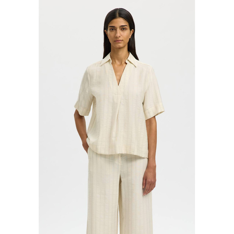 Selected Femme bluse ecru 2