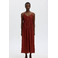 Selected Femme dress bordeaux 2
