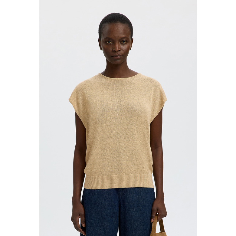 Selected Femme trui beige 2