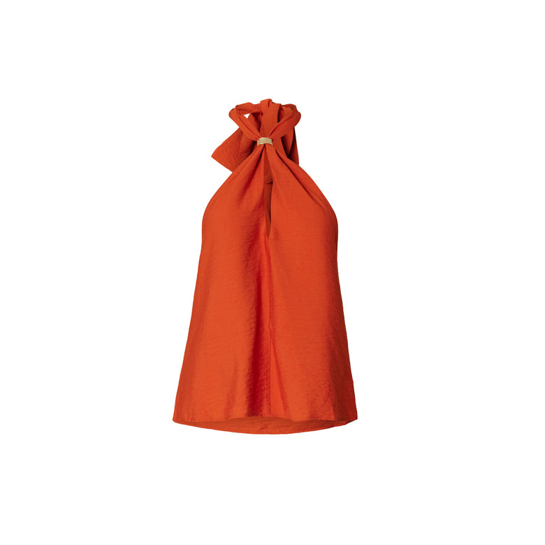 Selected Femme top orange 1