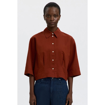 Selected Femme blouse brown