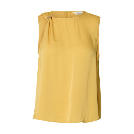Selected Femme top yellow