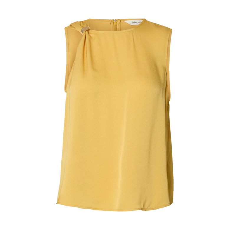 Selected Femme top yellow 1