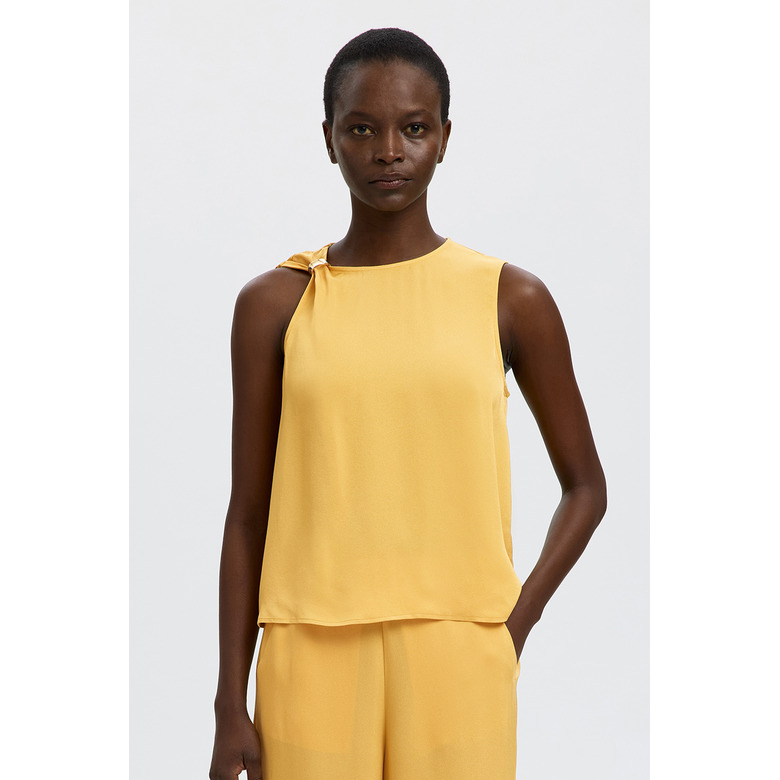 Selected Femme top yellow 2
