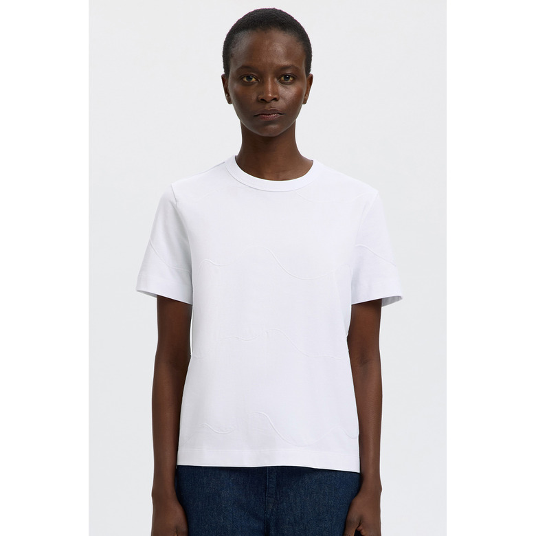 Selected Femme t-shirt wit 2