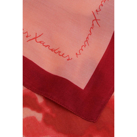Xandres echarpe rouge